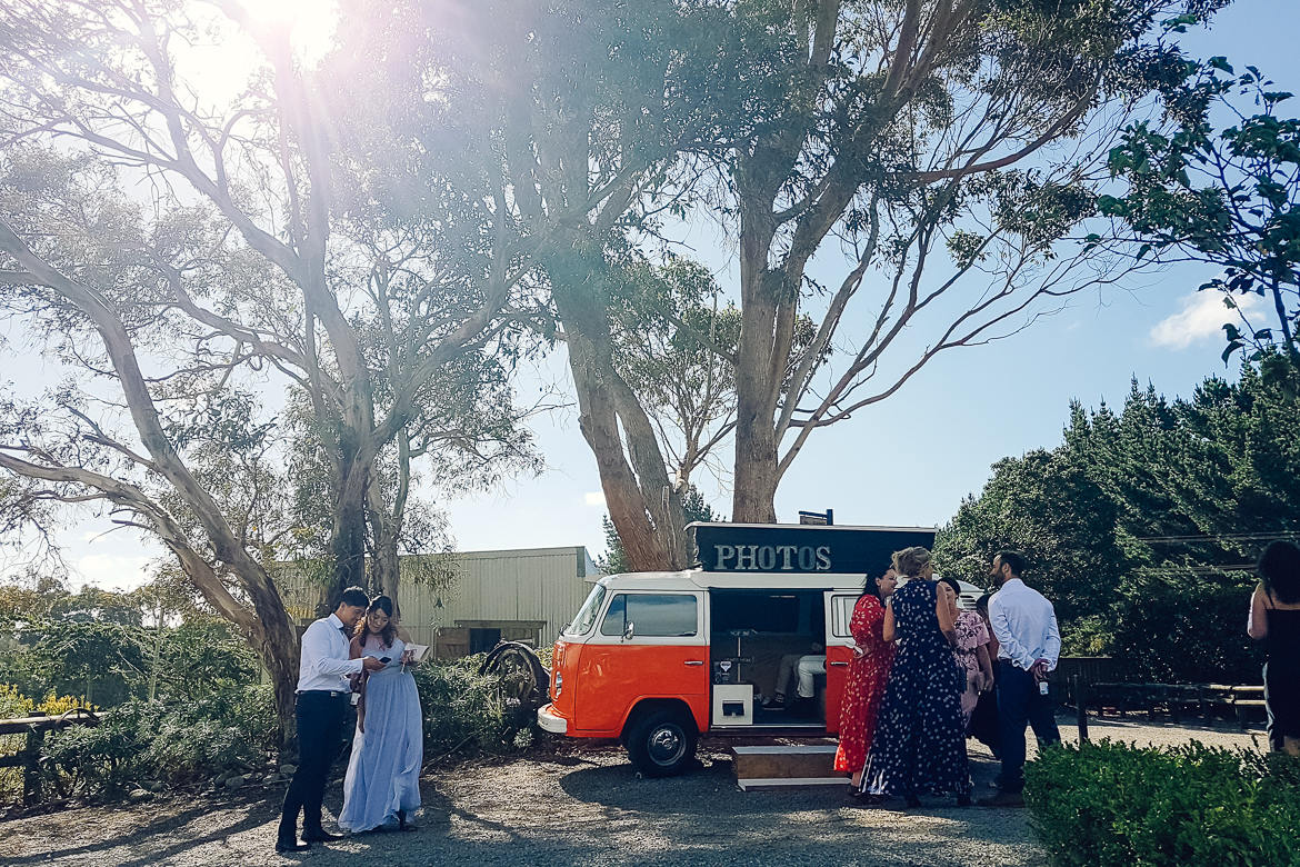 The Kombibooth setup at Sudbury in Te Horo